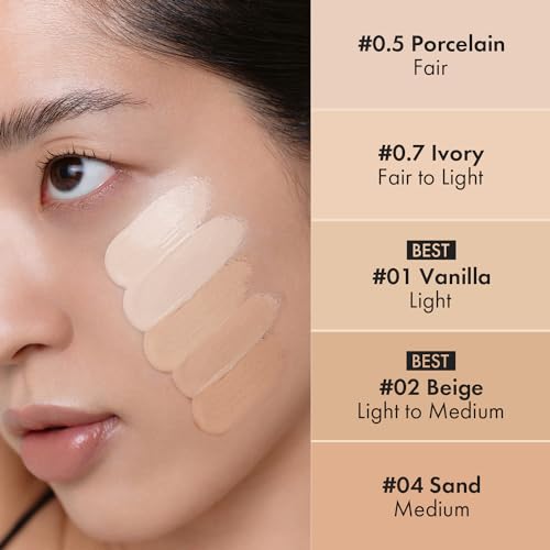 LUNA Long Lasting Chip Concealer Cover Fit No. 1 Vanilla 7.5g High Durability Coverage Moisturizing Korean Cosmetics