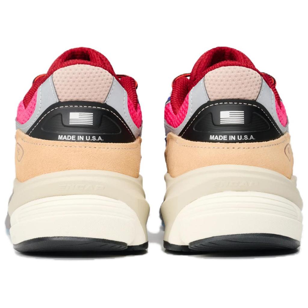 Action Bronson X New Balance 990v6 Made In USA Amazõnia Men Sneakers Multi-Color Hi-pink Royal-Blue U990AT6