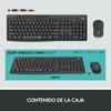 Keyboard and Wireless Mouse Logitech MK295 Grey Spanish Qwerty