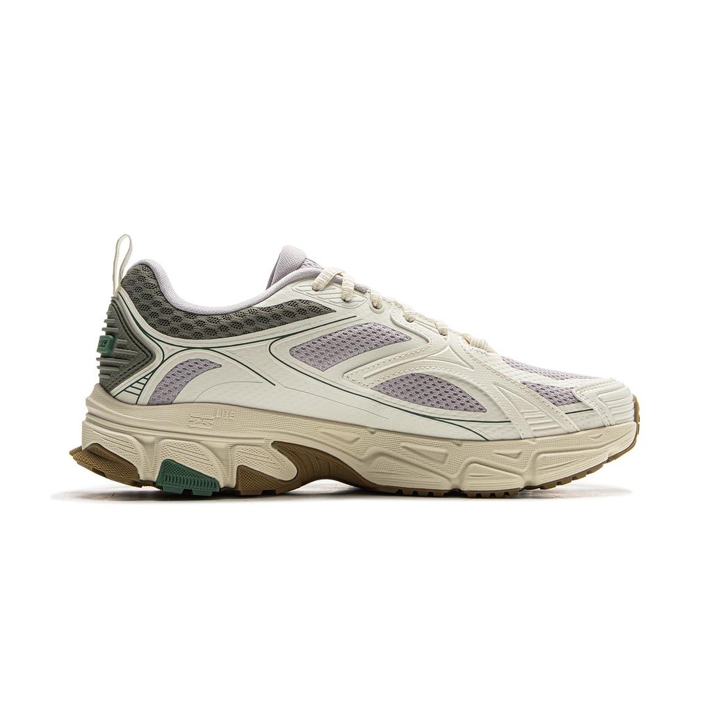Li Ning Xiaoyao Retro Pohodlné Módní Tlumení Nárazů Odolné proti Opotřebení Odraz Nízký Svršek Ležérní Běžecké Boty Pánské tenisky Off-White Šedá ARXV003-6