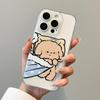 Girls Maltese Korea Phone Case For iPhone 17 Pro Max 16 Pro 15 Plus 14 13 Mini 12 11 16E Plus 17Air Fashion Soft Case