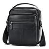 Malunte Men's Genuine Leather Single Shoulder Crossbody Bag – Soft Cowhide Small Backpack