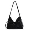 Shoulder Bag Women PU Large Capacity Adjustable Strap Daily Commute