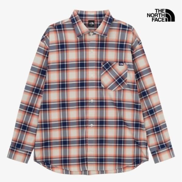 The North Face Men S Pleated Shirt Nh8lr02 navy/95(M)