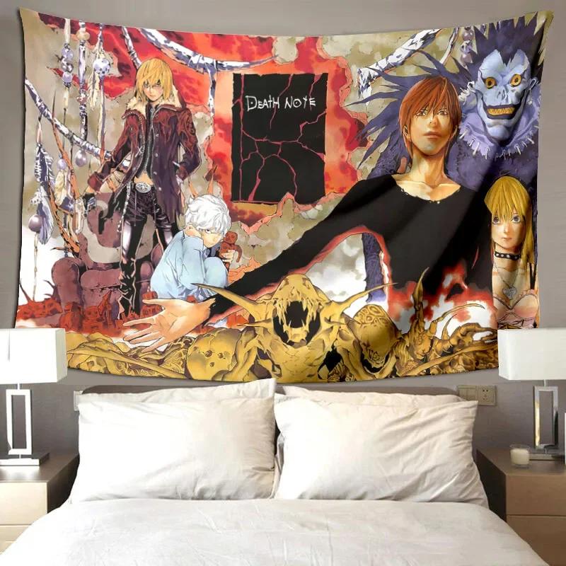 VIKAMA Cute Girl Tapestry Wall Art AnimeStyle Room Wall Decoration Tapestry Living Room Bedroom Gaming Room Wall Decor