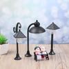 Bonsai Ornament Fairy Garden Home Decor Street Lamp Figurine Road Light Model Streetlight Miniatures