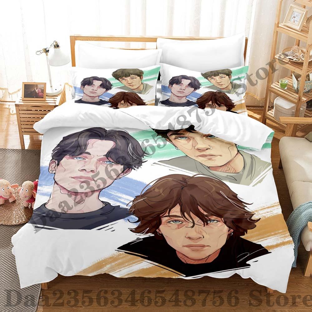 

sturniolo triplets Beding Set Single Twin Ful Quen King-Sized Dimensionsd Dimensions Bed Linen Set Adult People Kid Bedrom Duvetcover Sets Anime Bed 100*200cm Single
