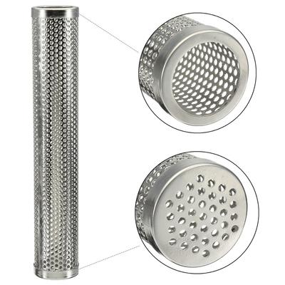 Netz-Pellet-Räucherröhre Outdoor Rund Kalt Heiß Edelstahl Grill Räuchergenerator
