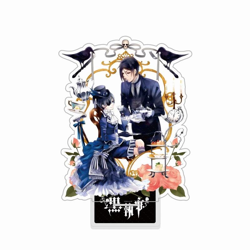 Anime Black Butler Acrylic Stand Model Cosplay Charm Characters Ornament Accesorios  Gifts 15cm