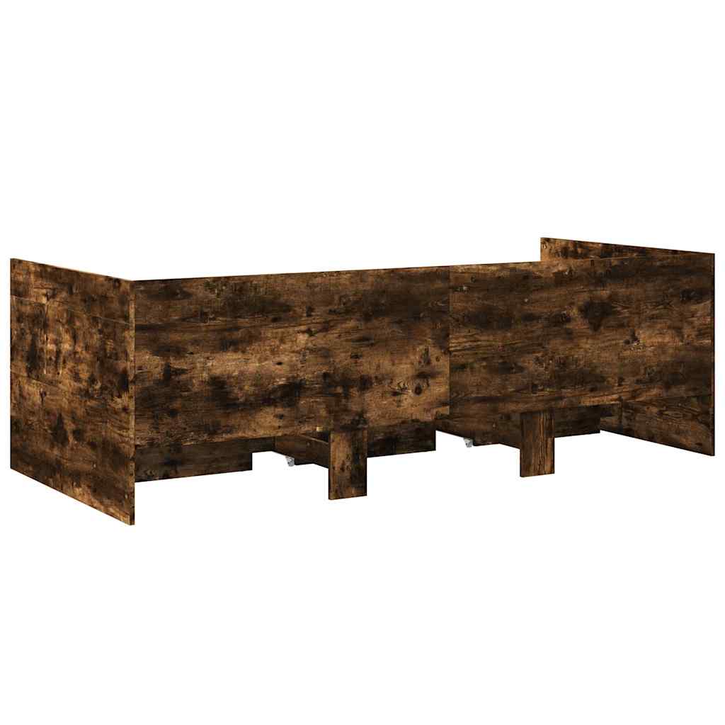 Vidaxl Łóżko Dzienne Z Szufladami, Bez Materaca, 100X200 Cm