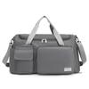 Unisex Travel Gym Duffle Bag, Independent Shoe Compartment Wet Dry Separation Sports Luggage, Weekend Overnight Handbag