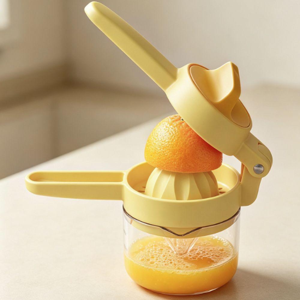 Hand-operated Rotary Manual Lemon Juicer Labor Saving Citrus Presser Portable Orange Squeezer  Home