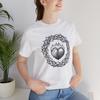Religious Sacred Heart Unisex Tee, Jesus Christ Crown of Thorns Shirt, Christian Faith T-Shirt, Spiritual Gift, Religious Apparel, Religious