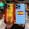 Cover for Samsung Galaxy A55 A56 A25 A36 A54 S8 S9 S21 S20 FE A53 A13 A12 A14 A33 A70 A71 A51 A21S Case Spain Flag Yellow Red