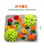 Rabbit Snuffle Mat Small Pet Slow Feeding Training Mat Interactive Foraging Toy for Guinea Pig Hamster Chinchilla