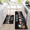 Black Stain-Resistant Kitchen Tool Carpet Kitchen Rug Soft Doormat Welcome Mat Rug For Bedroom Carpet For Live Room Home