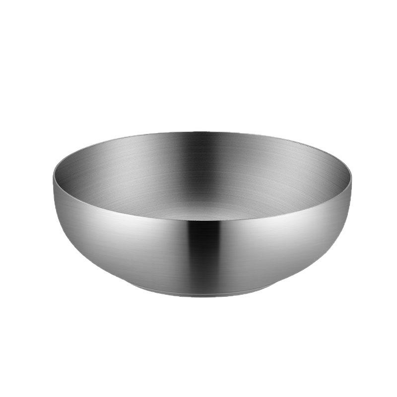Thickened Stainless Steel Bowl: Perfect for Noodles, Rice, Salad, Bibimbap, Pao Fan, and Ramen