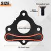 SPEEDWOX Camshaft Retainer Plate Gasket Bolt Kit with Bolt and Seal Compatible with LSX LS1 LT1 L83 L86 L87 L84 LT4 LQ4 LQ9 LS2 LS3 4.8L 5.3L 5.7L