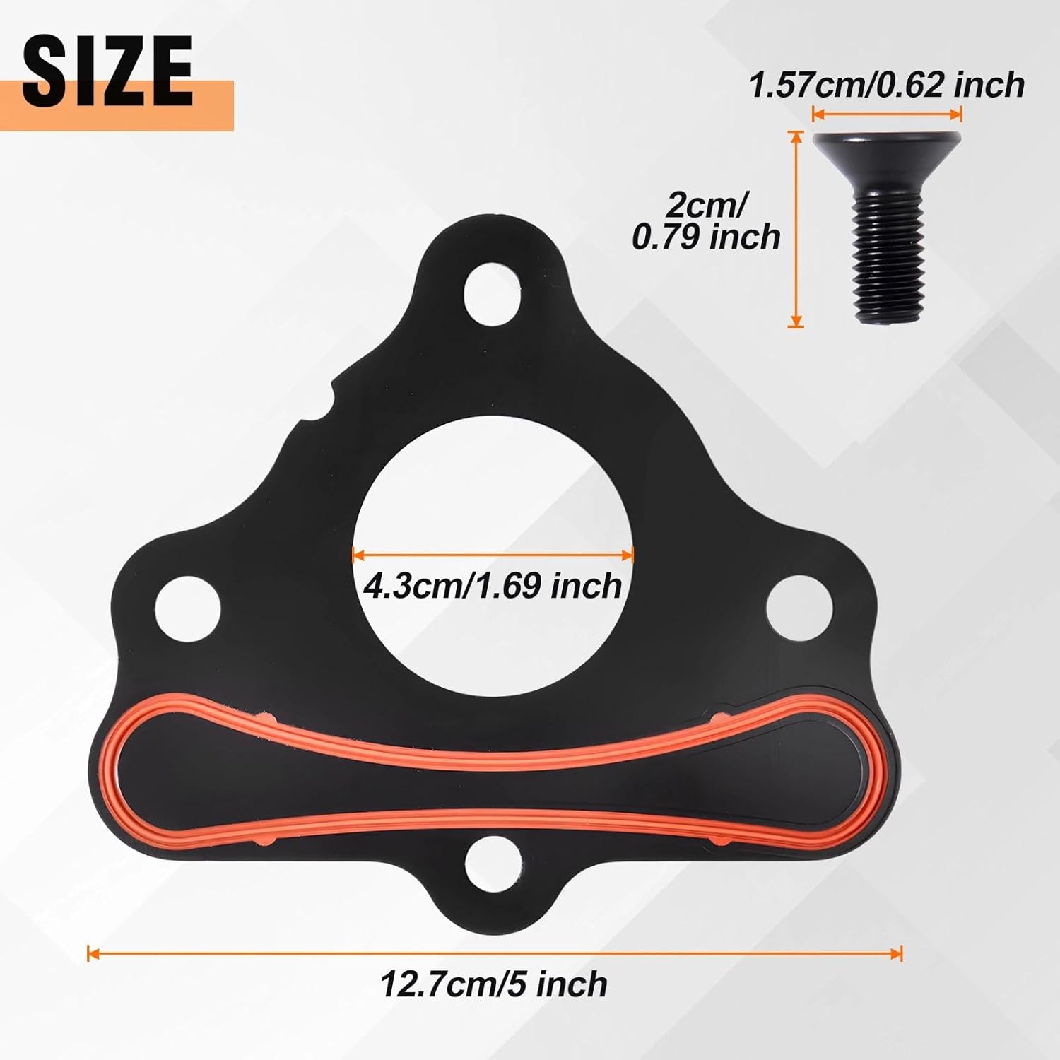 

SPEEDWOX Camshaft Retainer Plate Gasket Bolt Kit with Bolt and Seal Compatible with LSX LS1 LT1 L83 L86 L87 L84 LT4 LQ4 LQ9 LS2 LS3 4.8L 5.3L 5.7L
