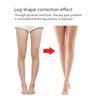 3PCS Legs Posture Corrector Belt Breathable Elastic Knee Belt Corrector Straightening Leg Belt Fixer for O X Leg Type Black