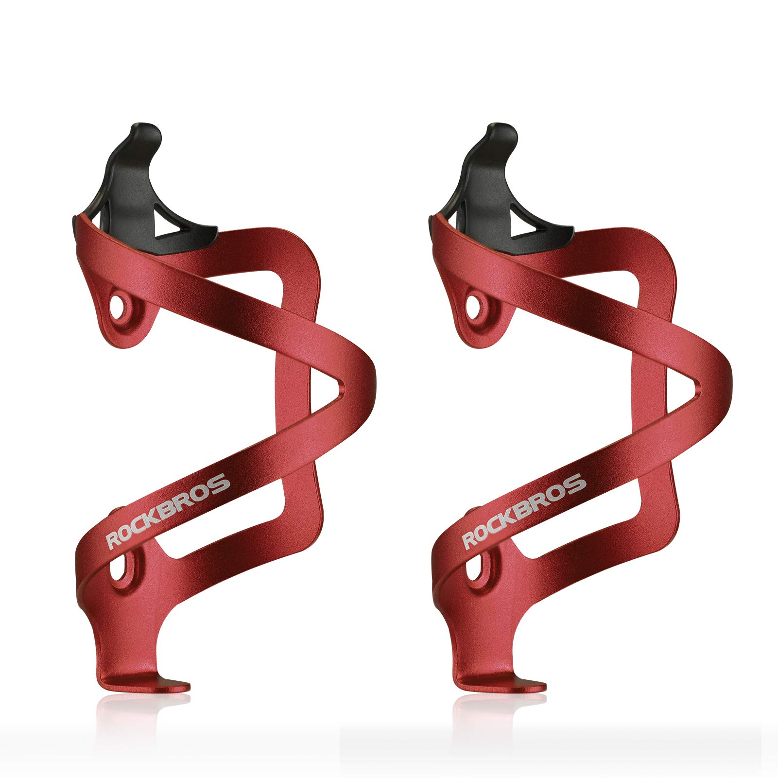 

ROCKBROS Bottle Cage for Bicycles and Road Aluminum Alloy Bottle Includes Assembly Available in Five Colors of 2 Bikes, Holder, Ultra-Lightweight,
