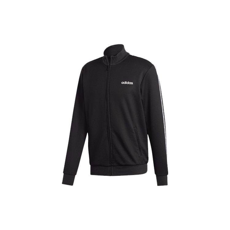 Adidas Jackets Men's Black Stand Collar Moderate Other EJ9671