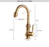 Antique Brass kitchen faucet vintage kitchen sink tap brass tap torneira banheiro basin mixer water Sink faucet