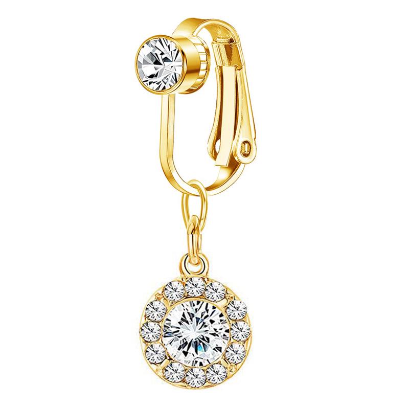 Stylish No-Clip Navel Ring and Stud Collection