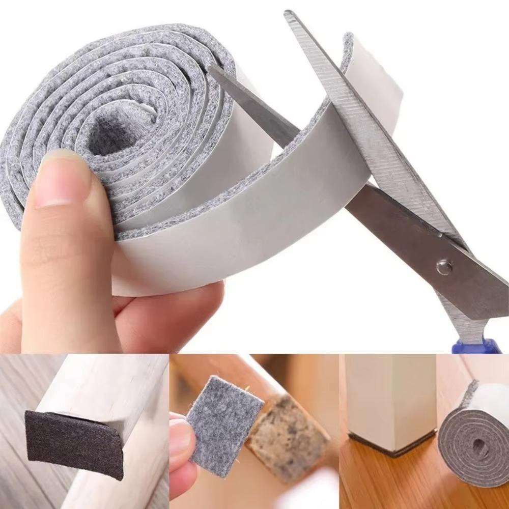2/4m Self-Adhesive Furniture Pad Wear-Resistant Non-Slip Chair Pad Floor Protector Pad  Stair Use