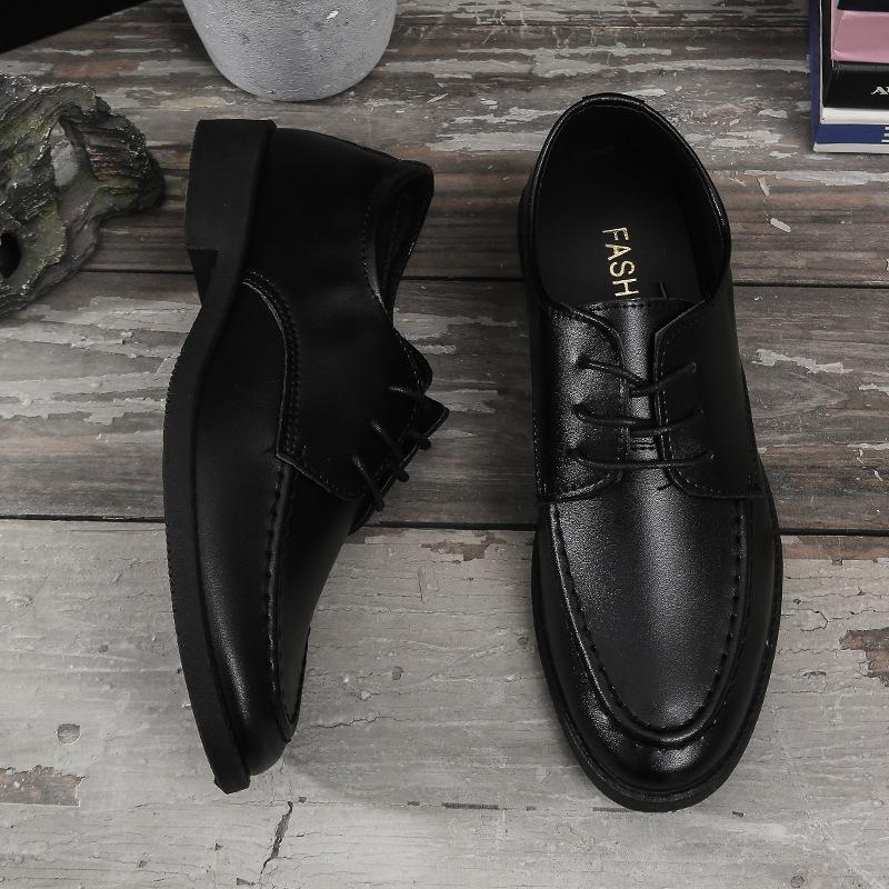 

Кожаные туфли мужские с мягкой подошвой, мужские кожаные туфли, деловые туфли, кожаные туфли, мужские туфли для папы, деловая повседневная обувь, мужская обувь 45 чёрный