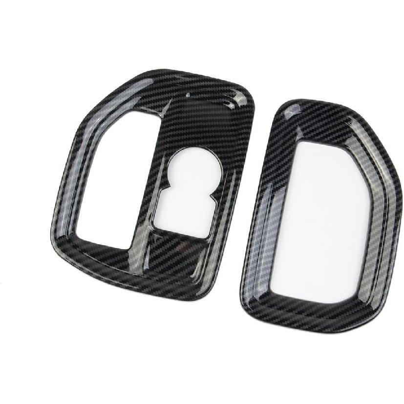 Carbon Fiber Dashboard Side Air Vent AC Outlet Cover Trim For -2025 Chevy Silverado 1500/GMC Sierra 1500 For -2025 Sierra/Silverado 2500 3500 HD(One