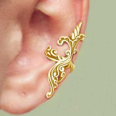 Huitan Bohemia Women Cuff Earrings Non Piercing Daily Wear Wear Aesthetic Female Earrings Vocation Celebration Gathering Latest Jewelry FemaleFashion