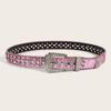 Y2K Rhinestone Belts Zinc Zinc Alloy Waistband Simple Blingbling Belt  Women