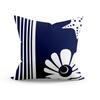 Blue Pillowcase Home Decoration Living Room Sofa Cushion Cover X Pattern Pillow Cover