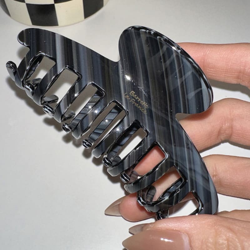 

mosxe Black light hair clip black