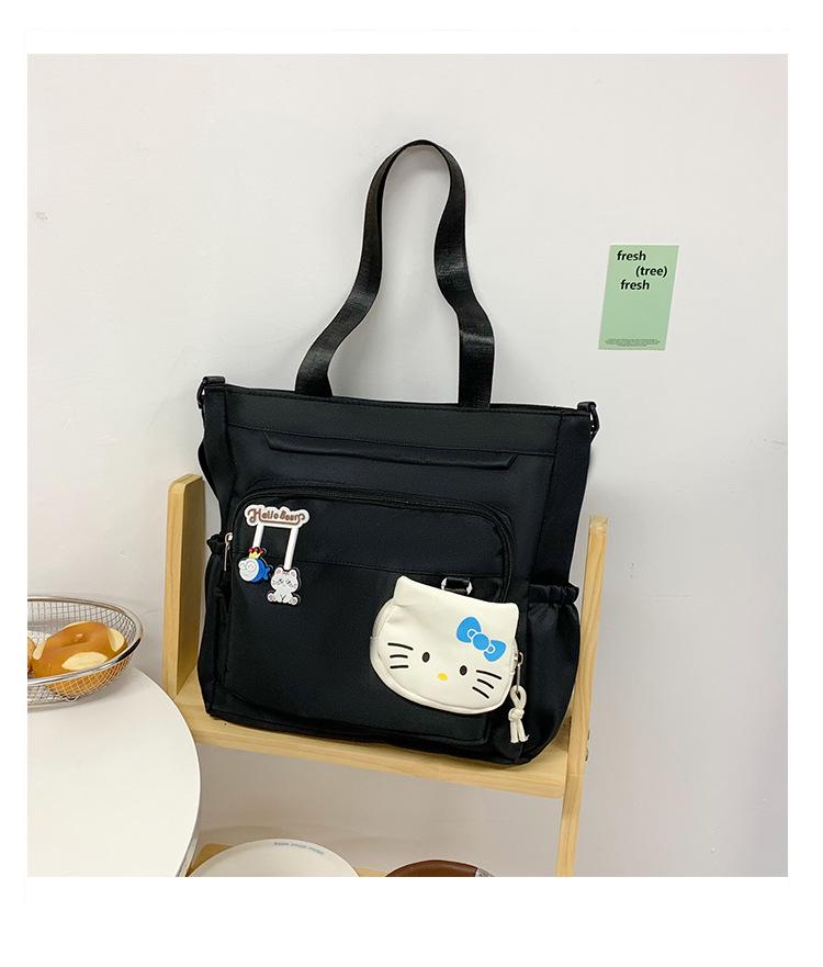 Cute Girl's Japanese Korean Casual Shoulder Cross-Body Bag: Large Capacity Primary School Student Backpack.