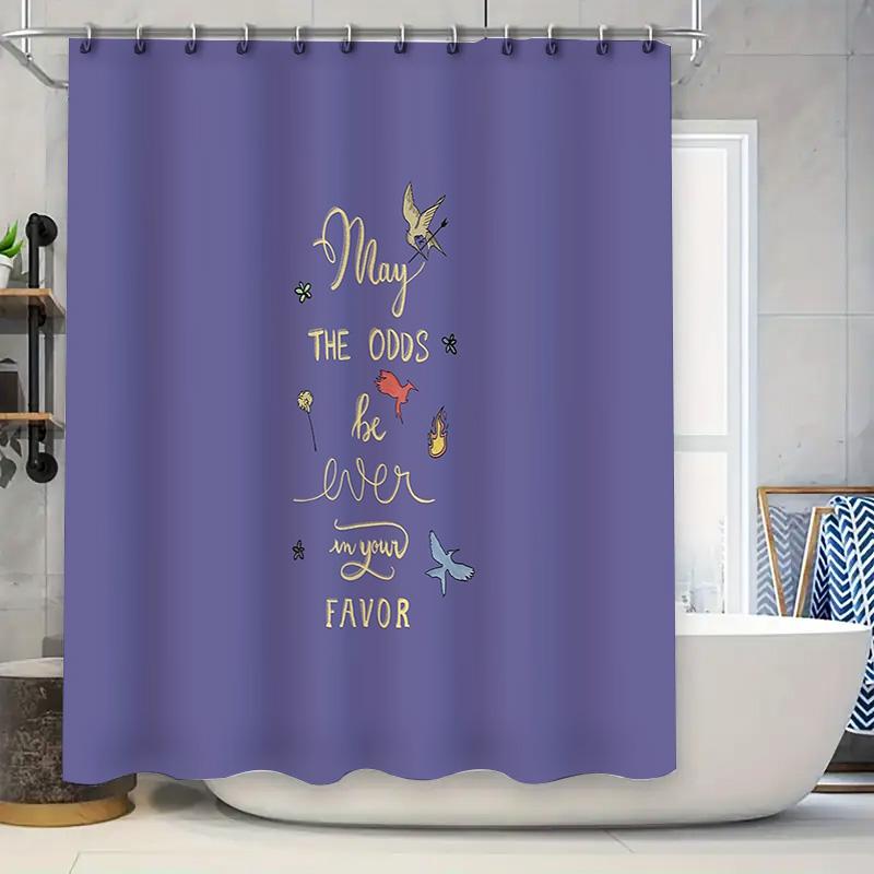 

Blue Shower Curtain Waterproof Abstract Marble Texture Bathroom Decor Modern Fabric Liner Vintage Hotel Spa Home W60H190(CM)-1 Pcs