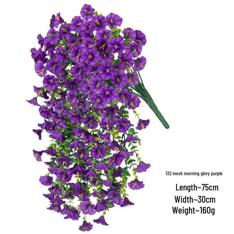 Ghirlandă Artificială de Eucalipt Violet pentru Agățat pe Perete, Decorațiune pentru Casă și Grădină
