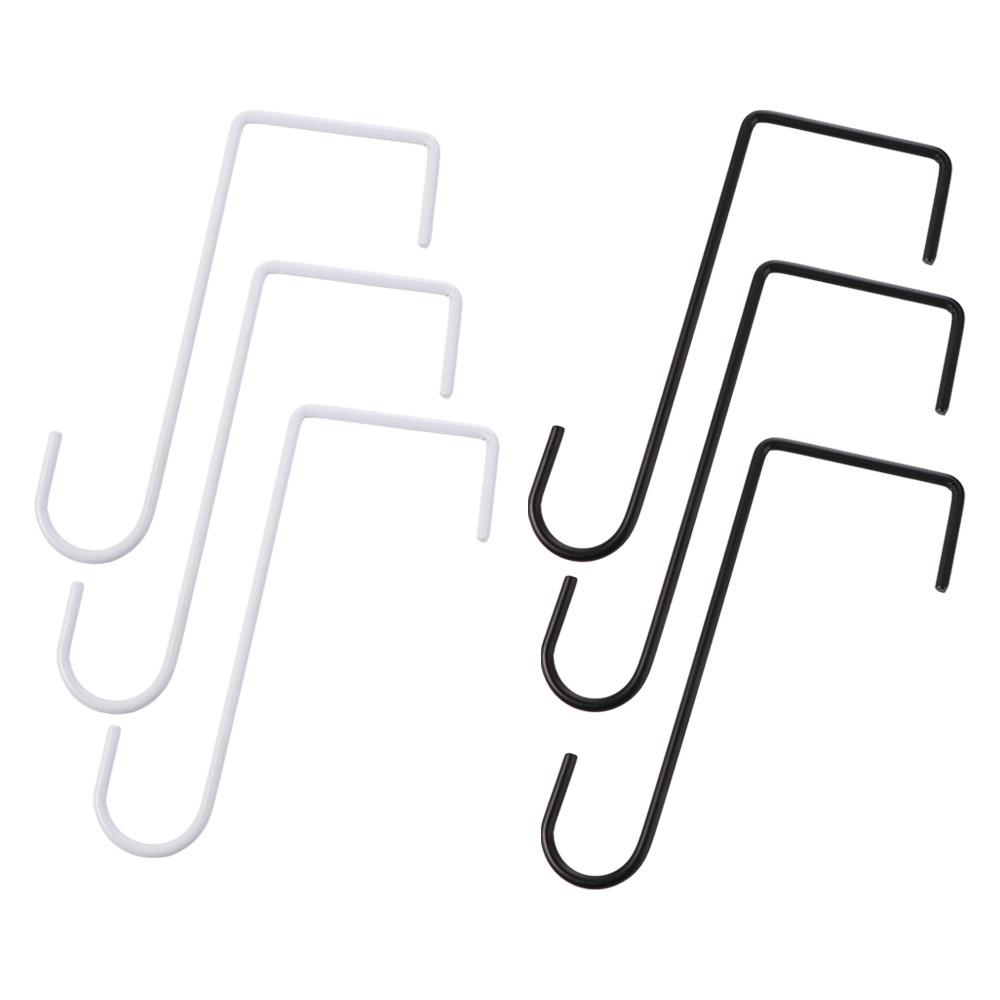 3pcs Garden Supplies Iron Fence Hooks Reusable Durable Fence Flower Groove Hooks Creative Railing Hooks Potted Plant
