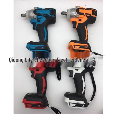 High-Torque Brushless Electric Impact Wrench with Lithium Battery for Auto Repair and Scaffolding.