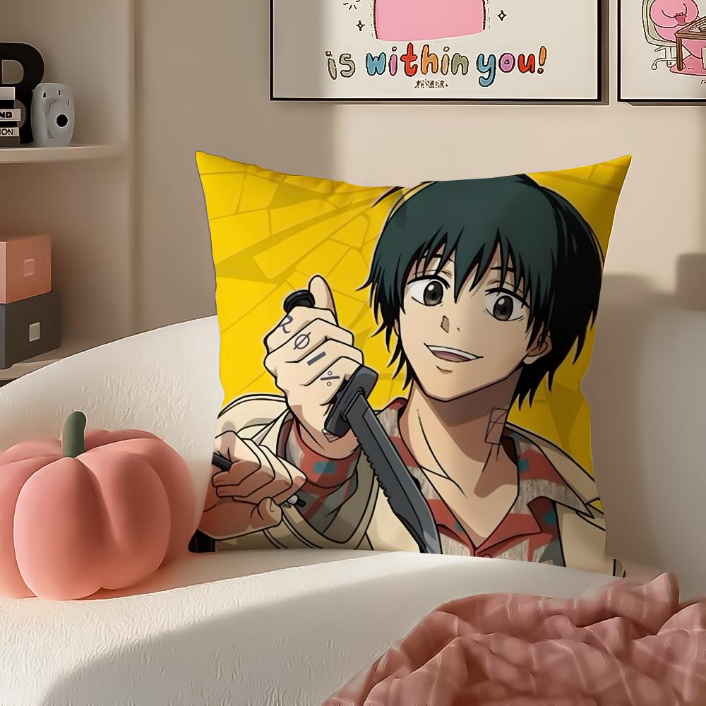 Action Comedy Japanese Manga SSakamoto Days Cushion Cover Pillowcase Short Plush Invisible Zipper Room Sofa Cushion Cover