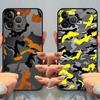 Case for iPhone 17 Pro Max 14 12 XS XR 13 Mini 16 Plus Air 11 7 8 SE 15 Funda Back Phone Cover Camouflage Pattern