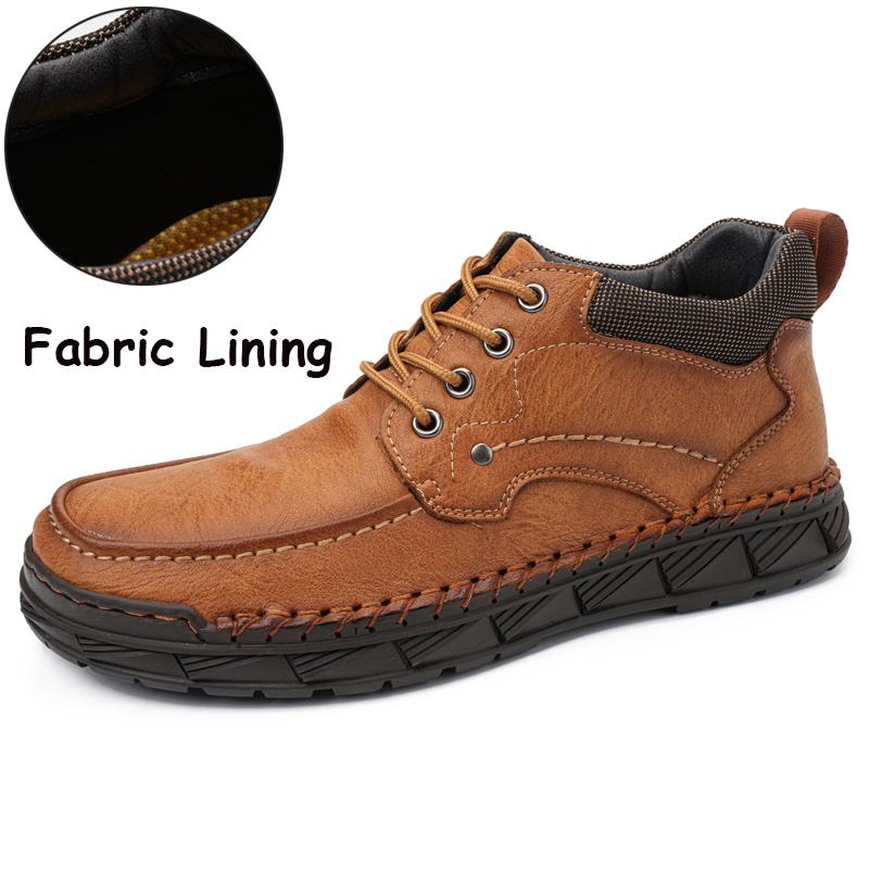Large Size 39-48 Men's Shoes Leather Flats Outdoor Men Sneakers Breathable Male Casual Shoes