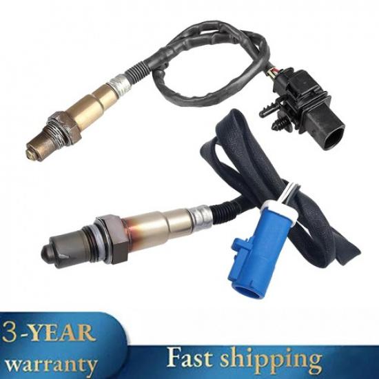 2PCS Oxygen O2 Sensor Upper+Lower For 2014-2016 Ford Transit Connect 1.6L Turbo