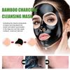 EELHOE Bamboo Charcoal Black Mask for Deep Pore Cleansing & Blackhead Removal - Activated Bamboo Charcoal, Salt, Glycerin & Aloe Vera Face Mask