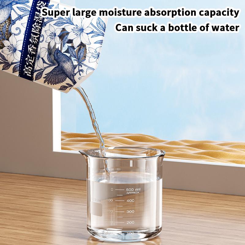 Closet Humidity Absorber Moisture Absorbing Bag Scented Humidity Remover Packs For Dormitory Apartment Dehumidifier Bags