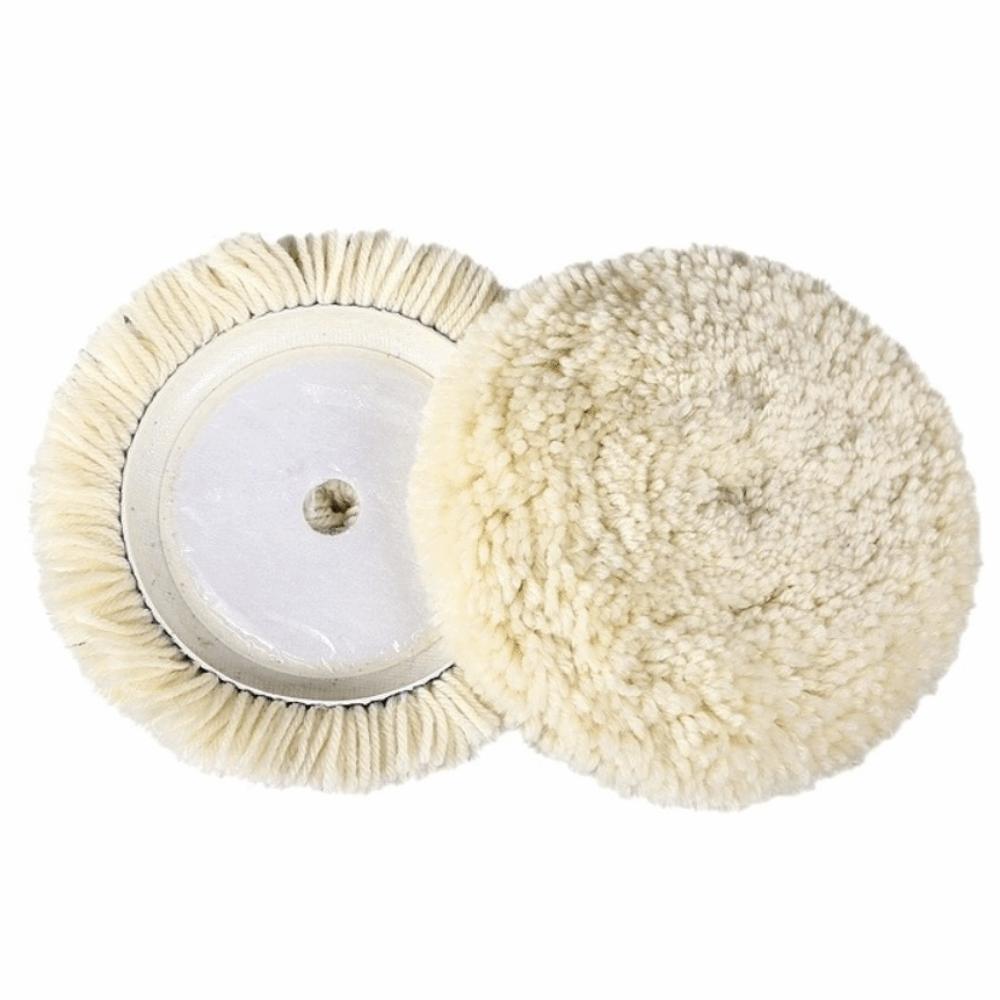 Hook & Loop Grip Wool Polishing Pad 7 Inch Polishing Machine Accessories  For Vehicle