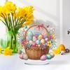 Acrylic Special Shape Easter Bunny Table Top Diamond Painting Ornament Kits Diamond Painting Desktop Decors for Adults Beginner