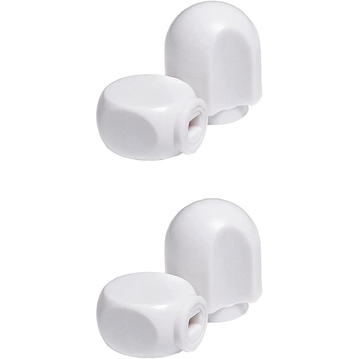 pack of 4 Stand Mixer White Plastic Lock Lever Knob and Speed Control Knob for Kitchenaid Mixers Accessories