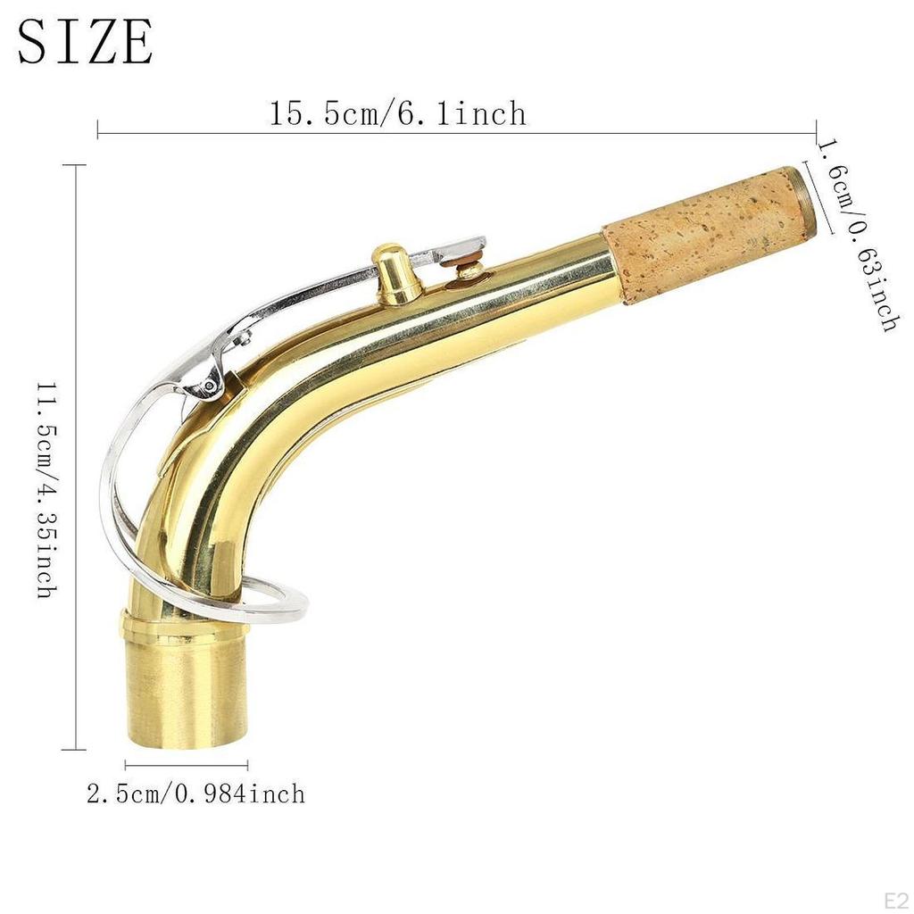 Gât curbat saxofon pentru Alto, Ușor, Robust, Piesă Profesională, Întreținere, Înlocuire